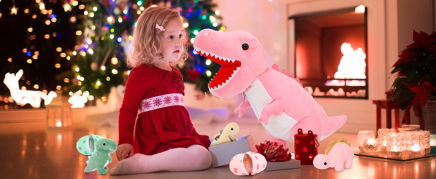 morismos dinosaur stuffed animals with babies