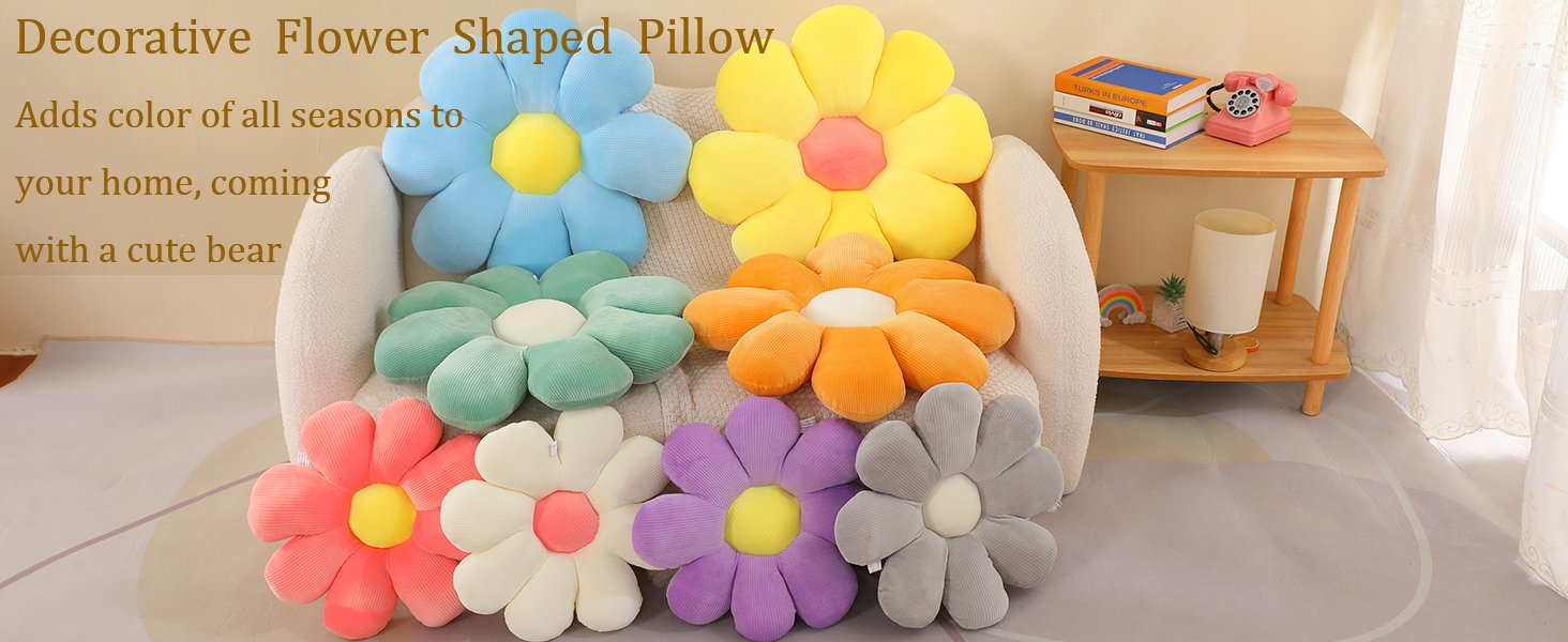 flower pillows decorative throw pillows pink flower pillow