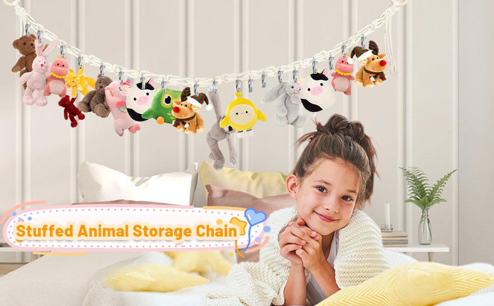 Stuffed Animal Storage Hammock Corner